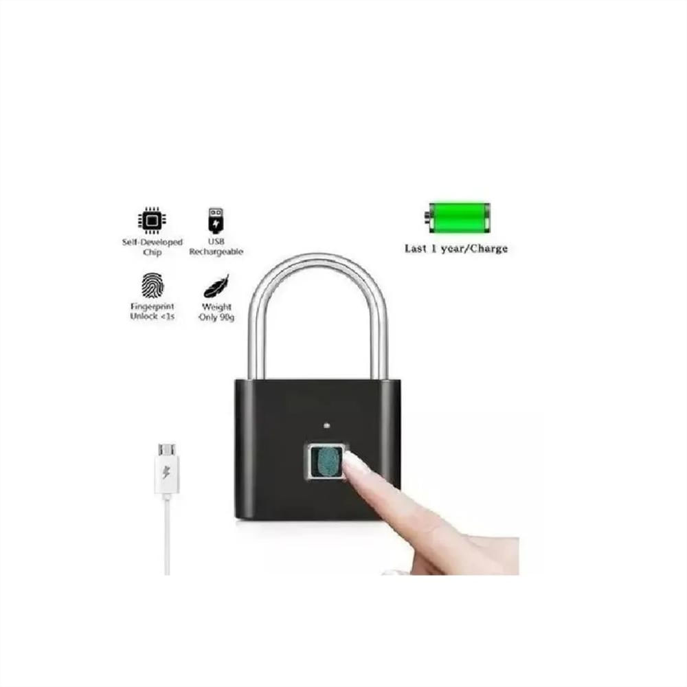 Candado De Seguridad Con Lector De Huella Dactilar img #3