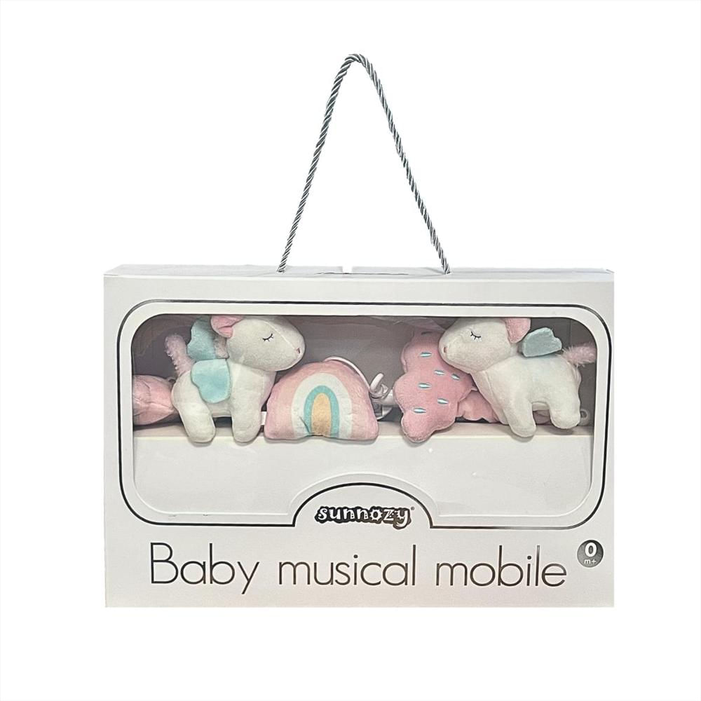 Móvil Musical Para Cuna Bebe Niña Unicornio img #1