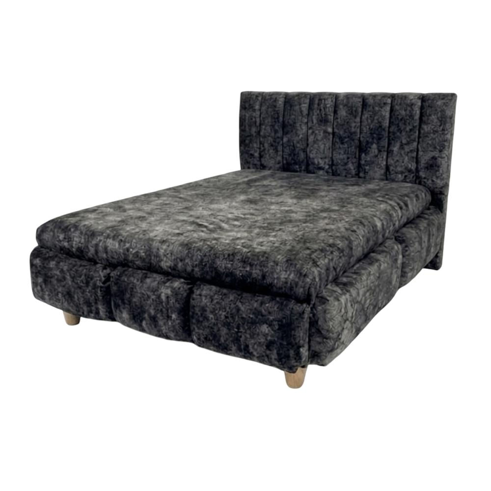 Cama Mascota Negra Tapizado 60 X 80 img #1