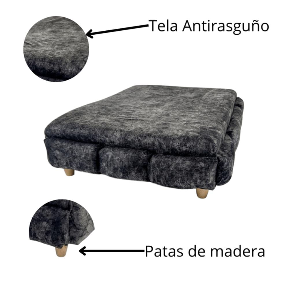 Base Cama Mascota Negra 60 X 80 img #2