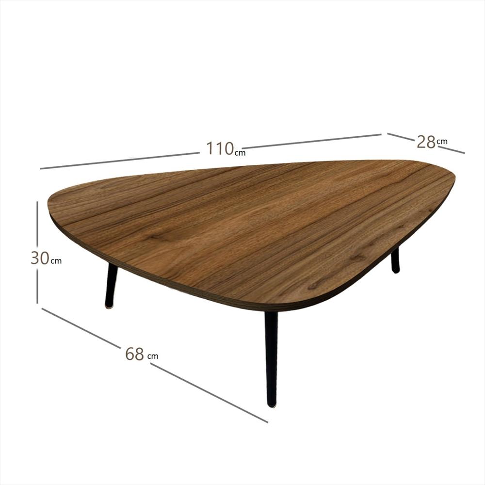 Sala Sofá Boom 72X170x80cm + Mesa Centro Tik Blancoovejo/Amaretto img #5