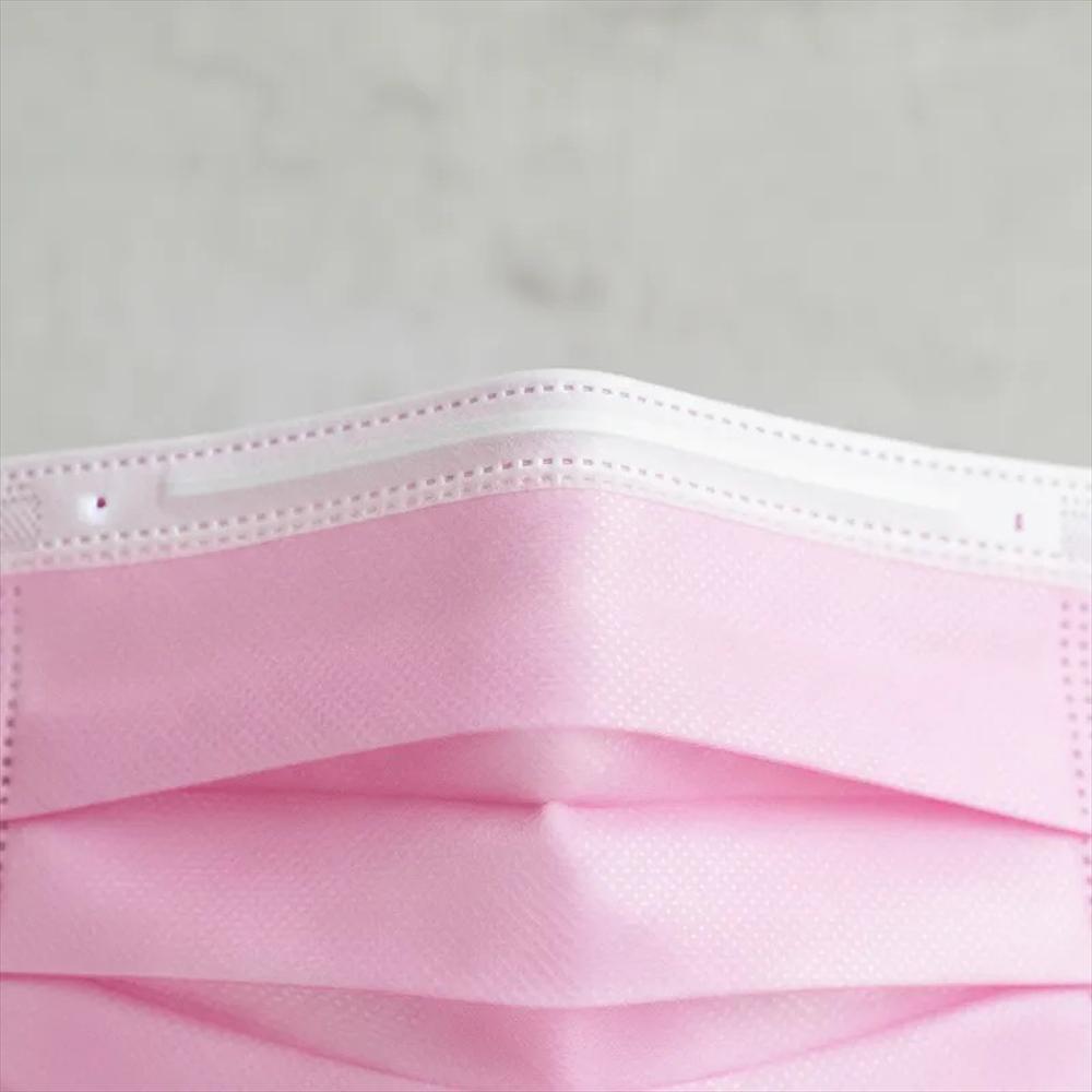 Tapabocas Desechable Rosado 3 Capas Alta Protección Pack X50 img #4