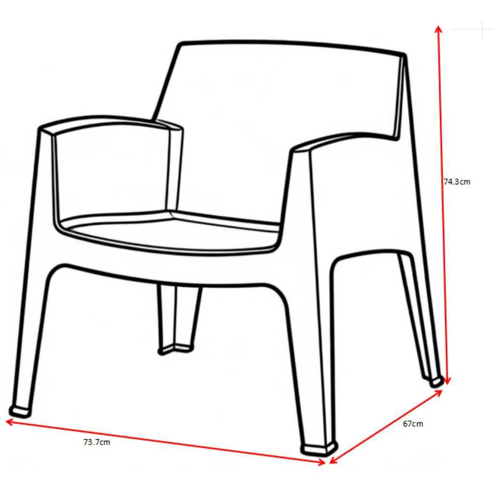 Silla Lounge Coron, Verde, Con Diseño Robusto Y Minimalista img #5