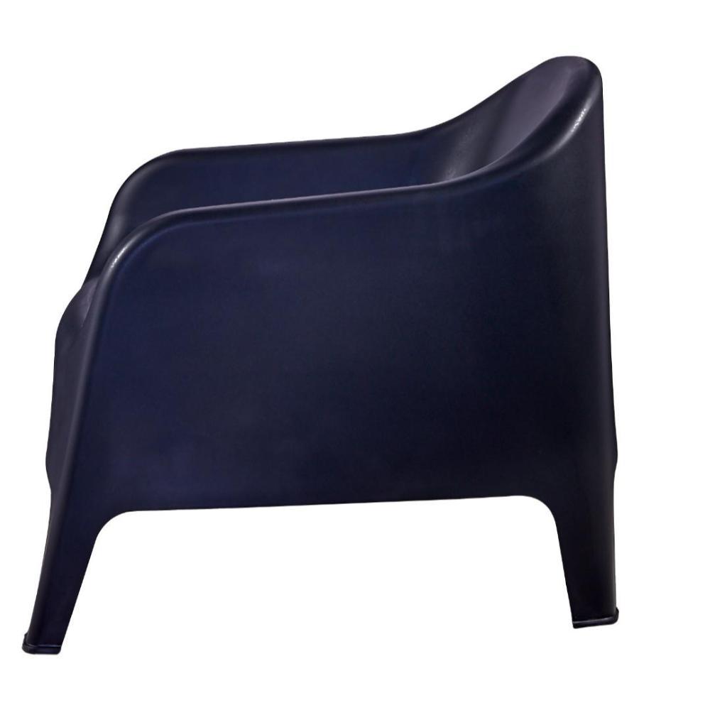 Silla Lounge Sun, Negro, Cómoda Para Terraza O Jardín img #3