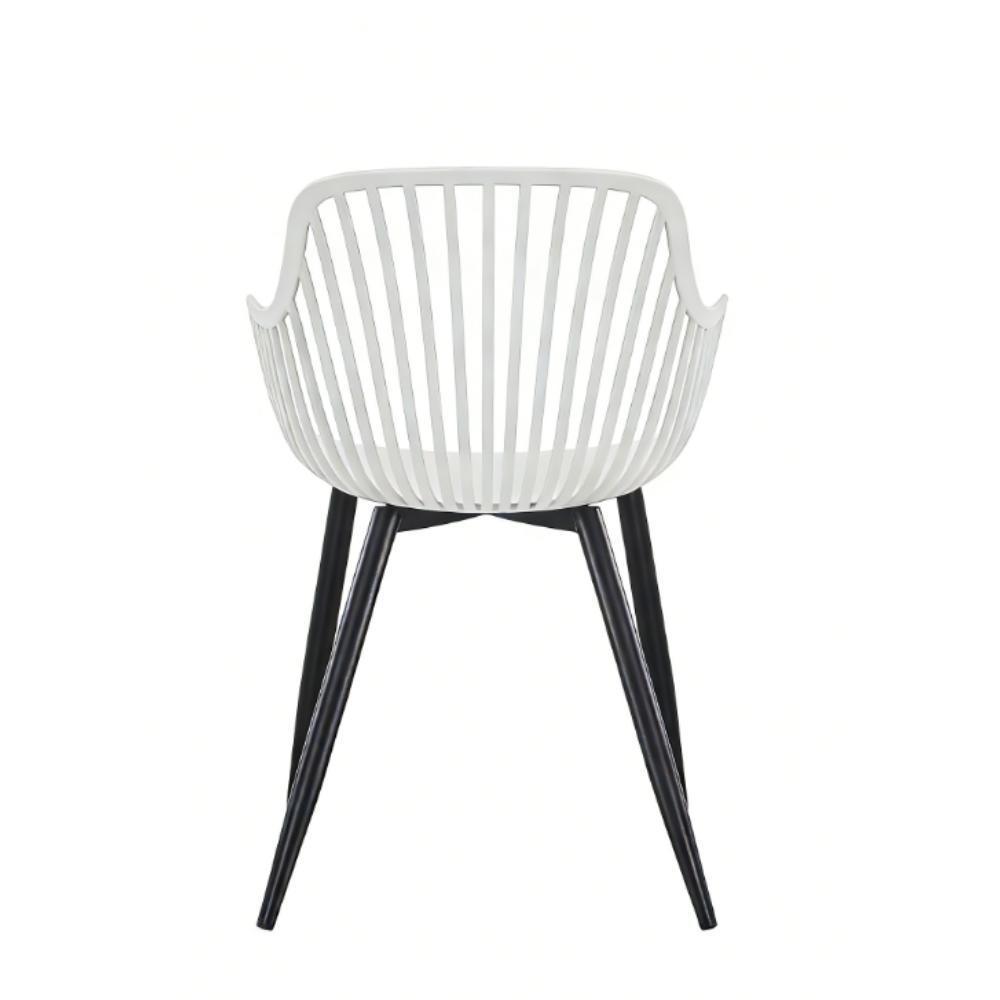 Silla Victoria, Blanco, Con Espaldar Minimalista Y Diseño Moderno img #5