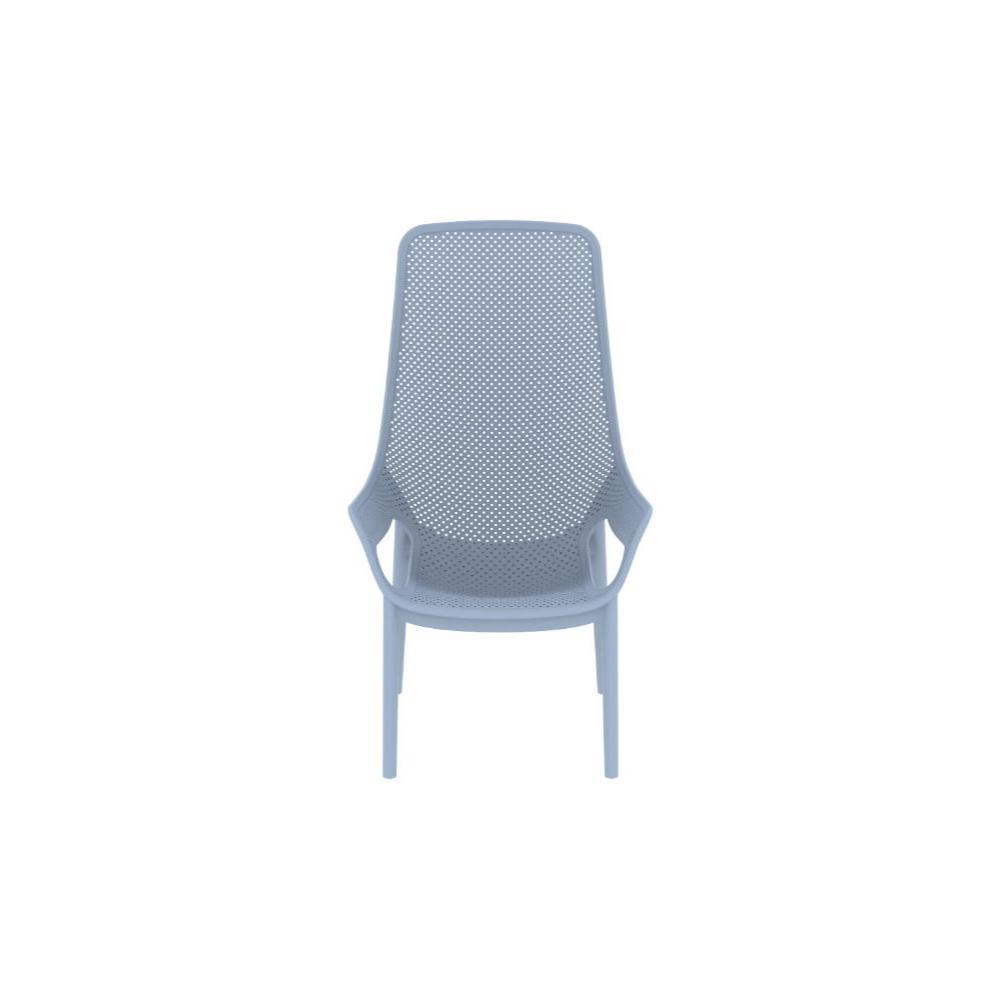 Silla Lounge Mayorca Azul Claro Con Espaldar Y Reposa Brazos img #3