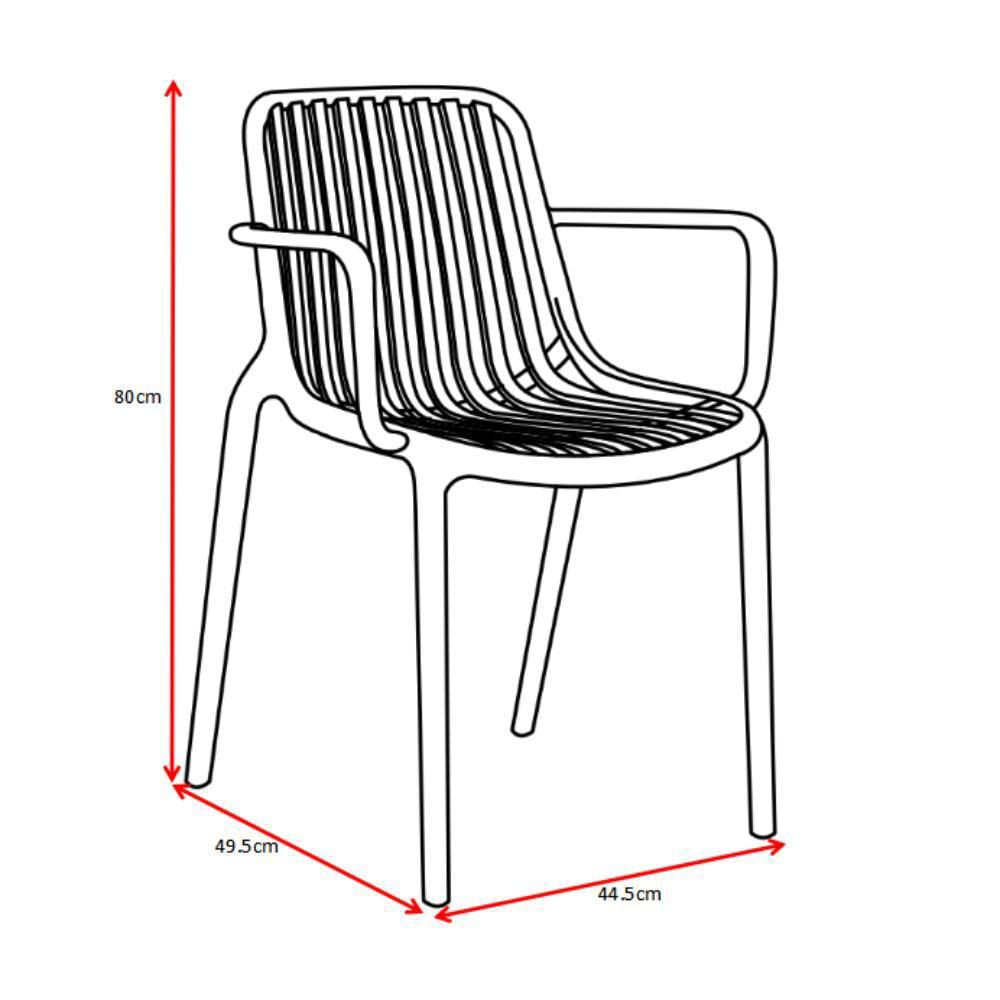 Silla Parma, Verde, Con Espaldar En Rayas Y Diseño Minimalista img #5
