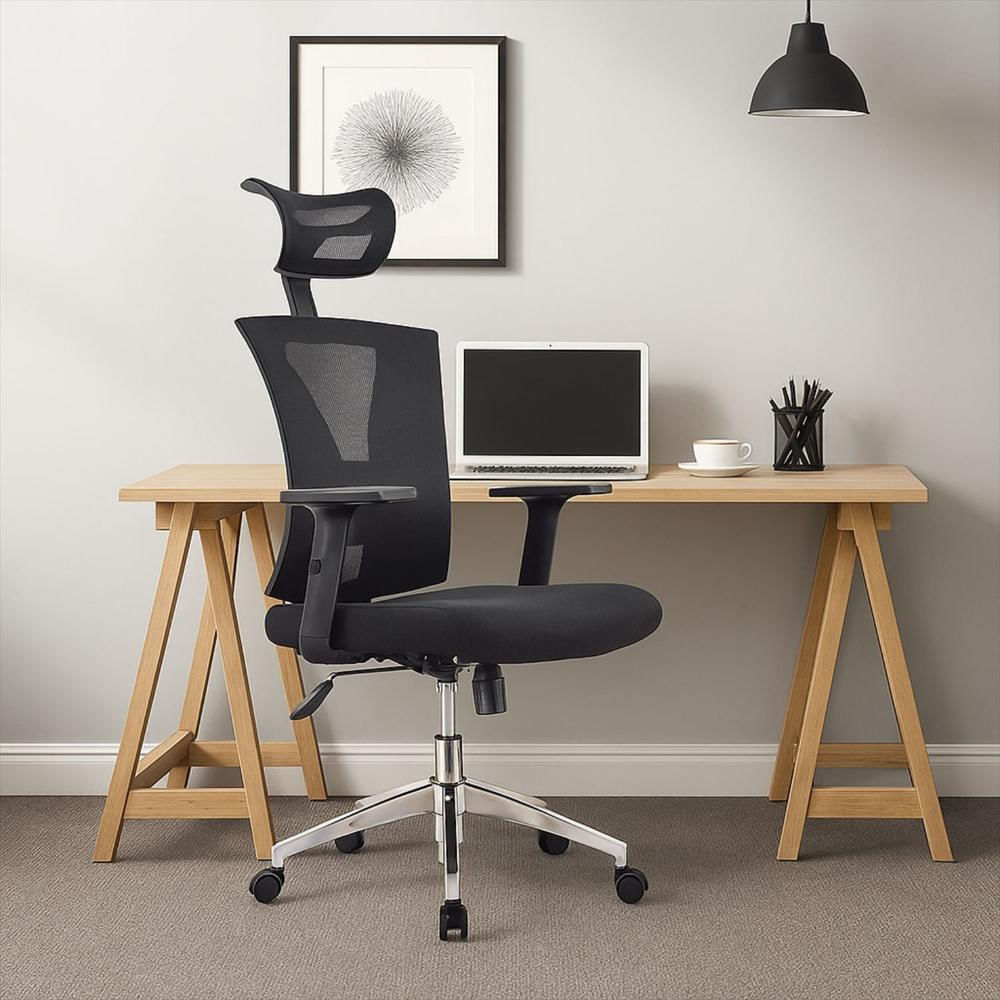 Silla De Oficina Ergonomica Turmanila Presidente Base Cromada img #2