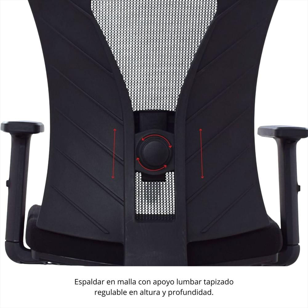 Silla De Oficina Ergonomica Turmanila Presidente Base Cromada img #4