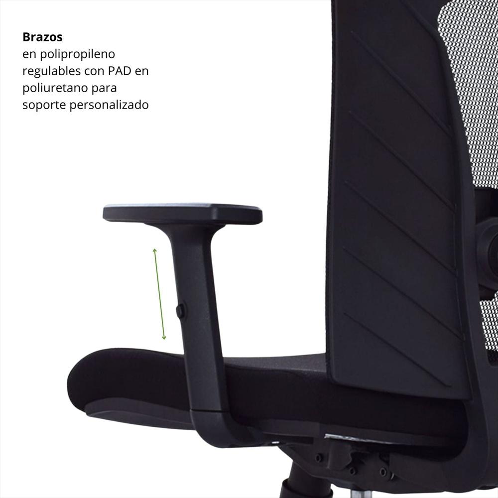Silla De Oficina Ergonomica Turmanila Presidente Base Cromada img #5