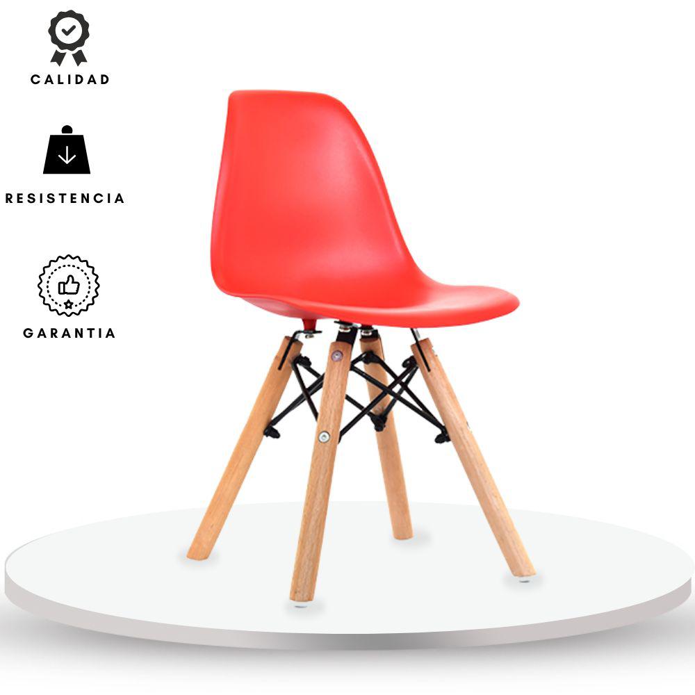 Silla Infantil Eames Rojo img #2
