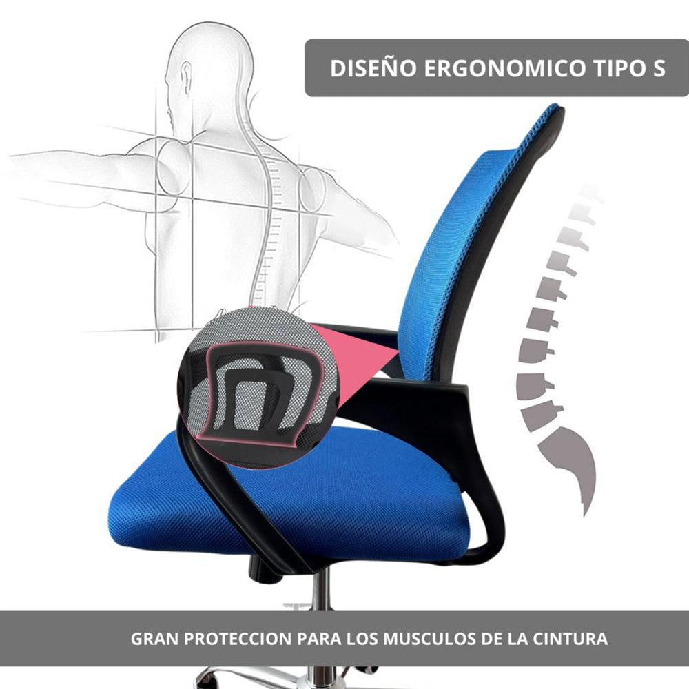Silla De Oficina Colors Azul img #4