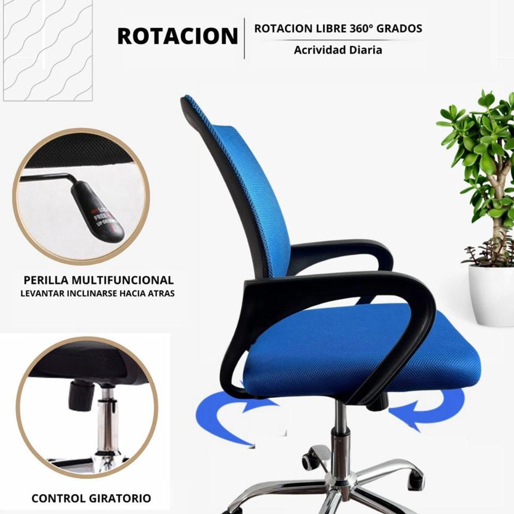 Silla De Oficina Colors Azul img #5