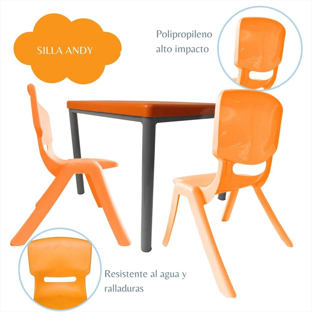 Silla Infantil Andy Junior Naranja img #5