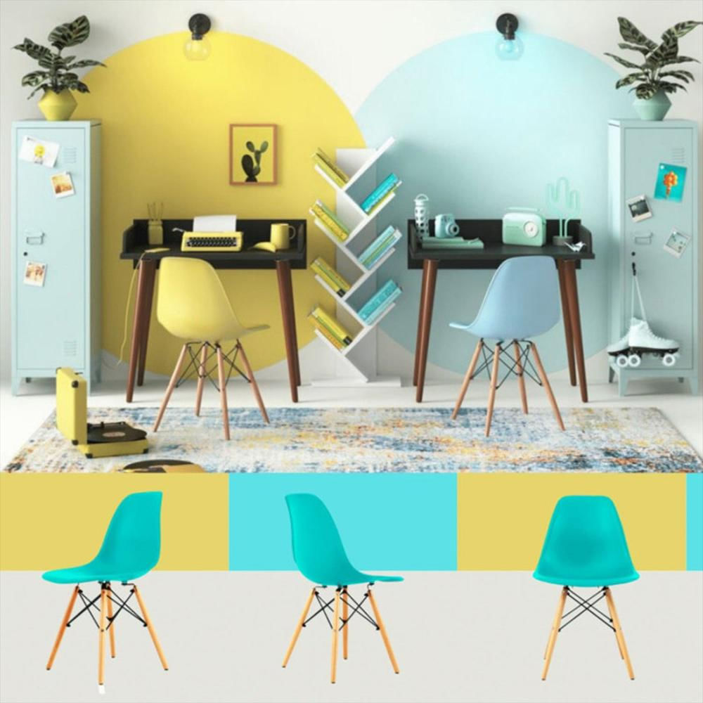 Silla Eames Azul Aguamarina img #3
