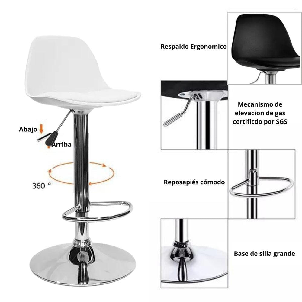 Silla De Barra Fragua Blanco img #3