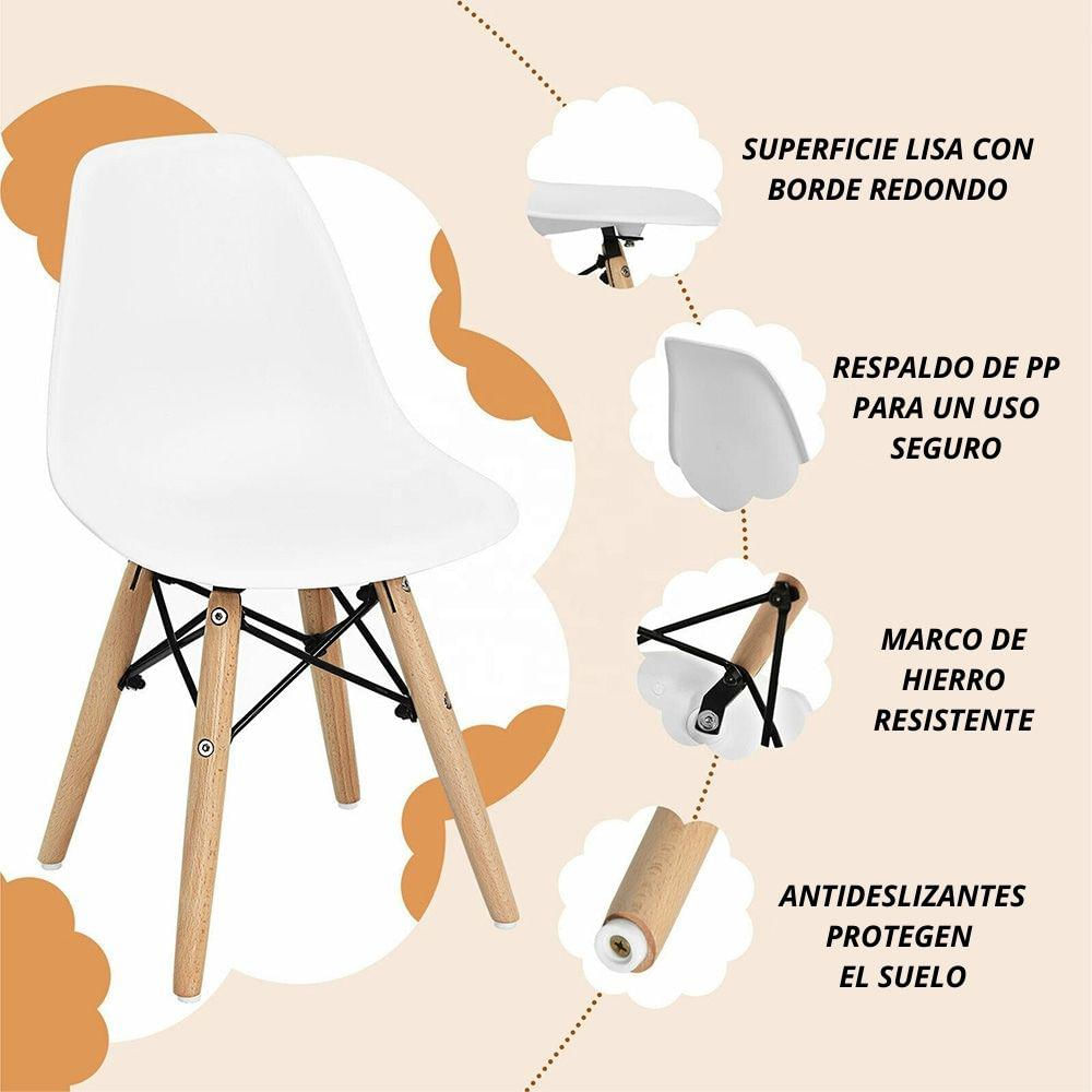 Silla Infantil Eames Negro img #4