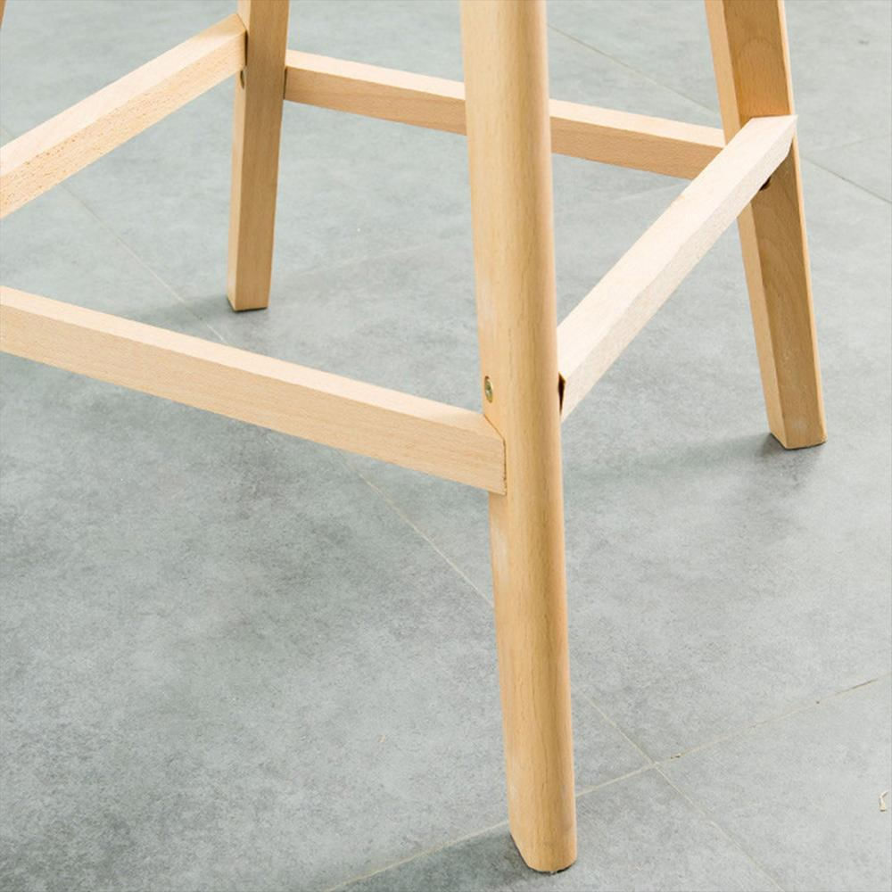 Silla De Barra Milano Tapizada Blanco img #5