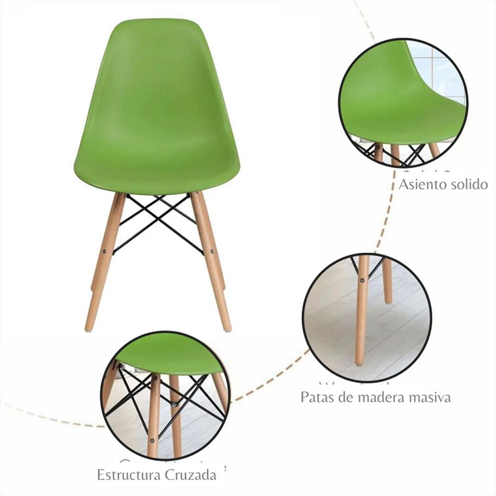 Silla Eames Verde img #3
