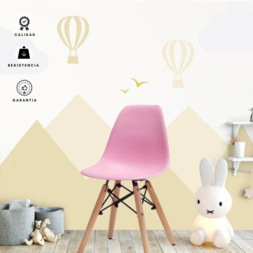 Silla Infantil Eames Rosado img #5