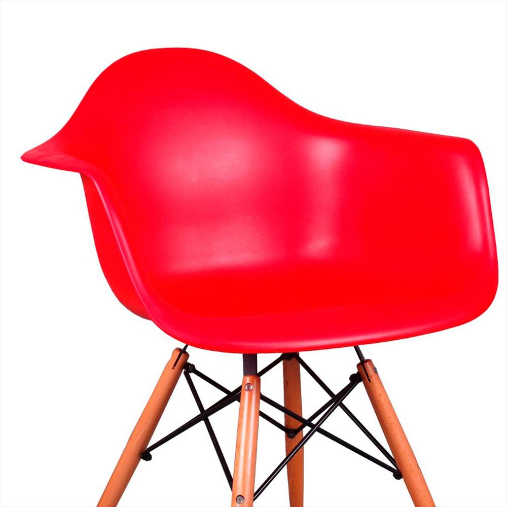 Silla Eames Brazos Rojo img #3