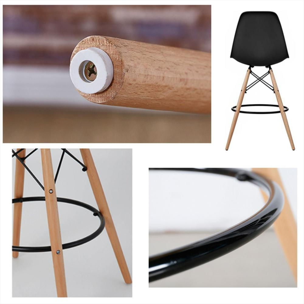 Silla De Barra Eames Negro img #2