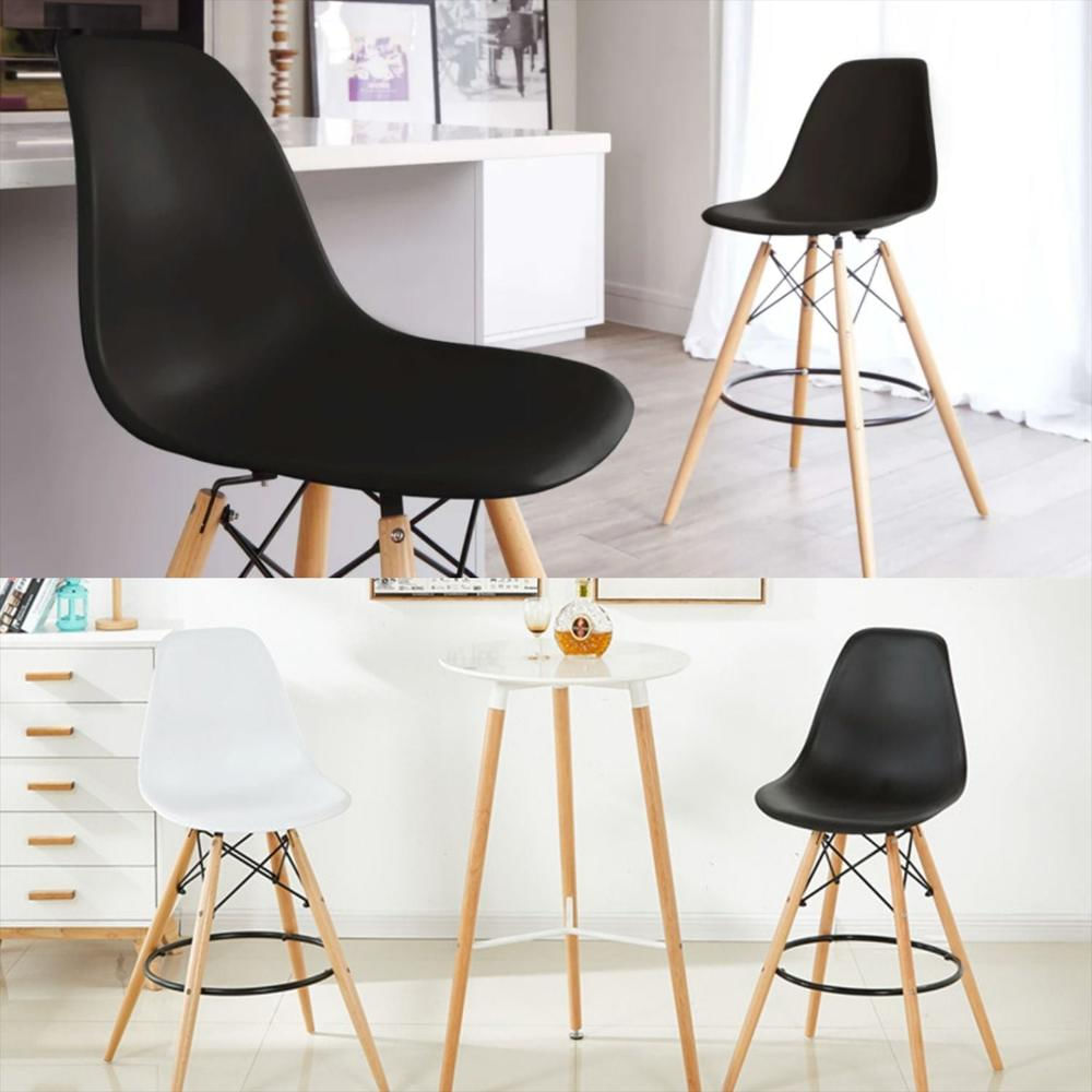 Silla De Barra Eames Negro img #3