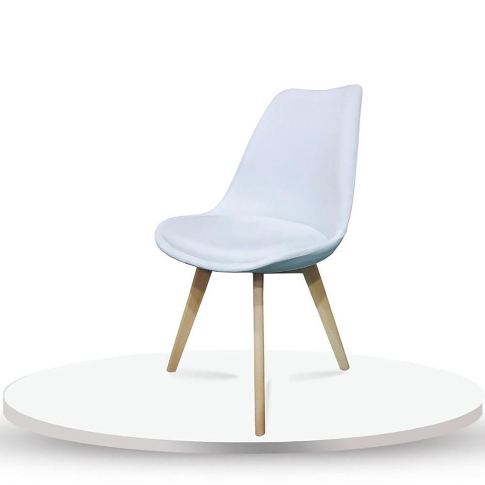 Silla Tapizada Milano Premium Blanco img #1