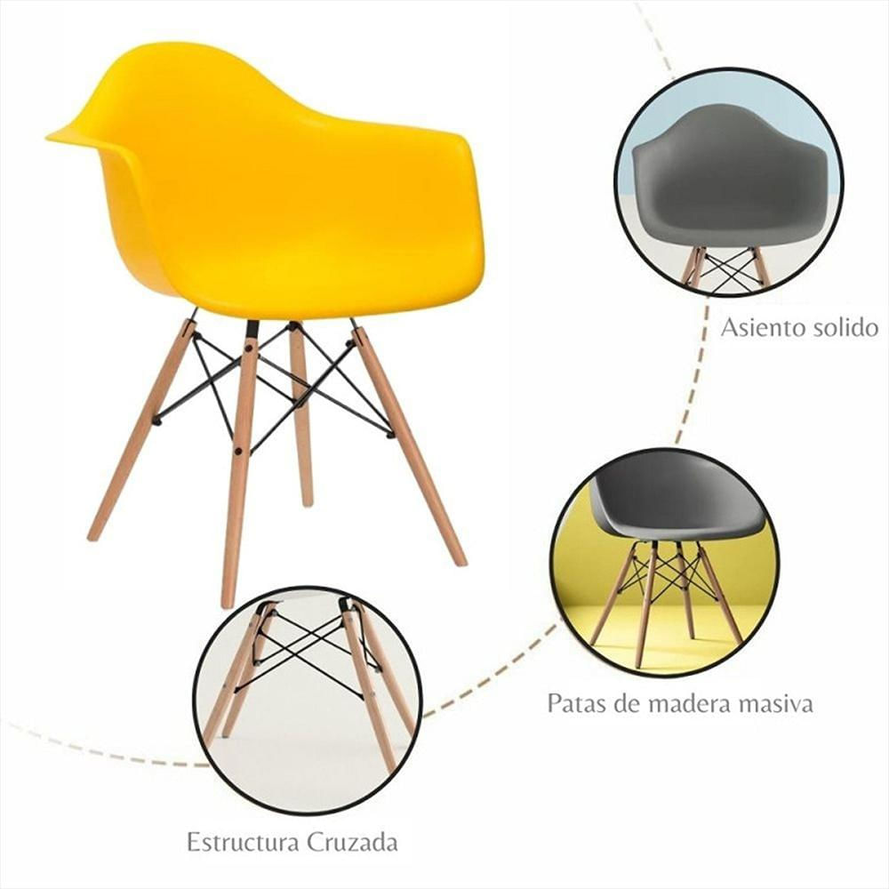 Silla Eames Brazos Amarillo img #5
