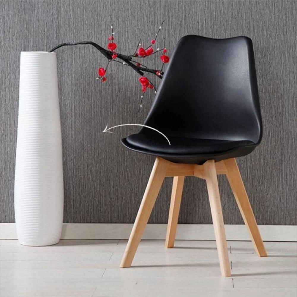 Silla Tapizada Milano Negro img #2