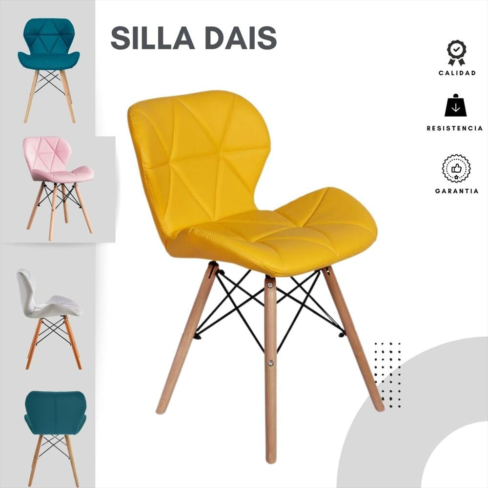 Silla Dais Amarillo img #3