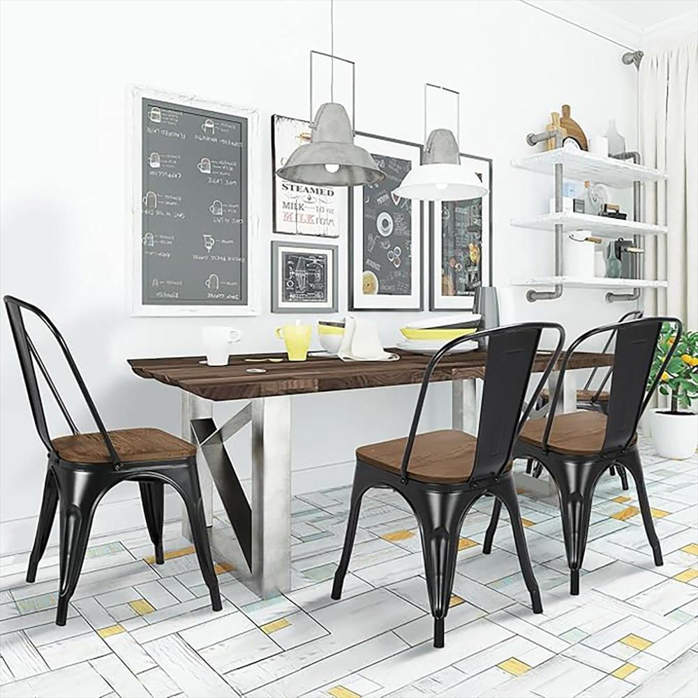 Silla Turca Madera Negro img #2