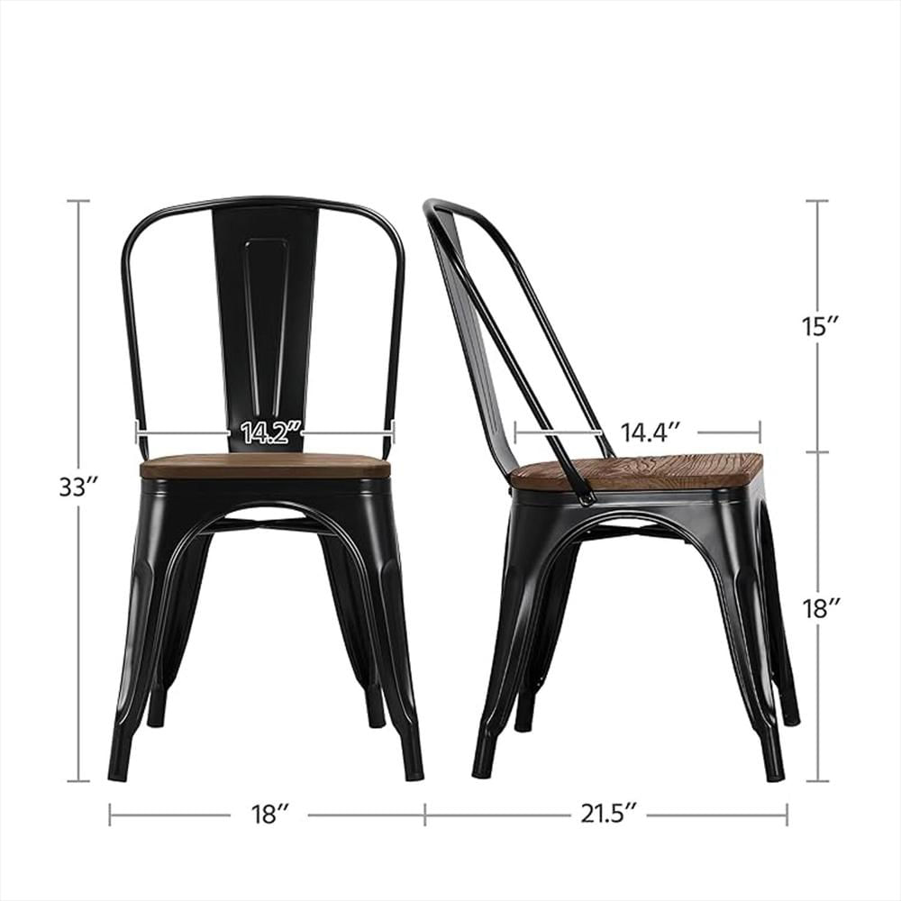 Silla Turca Madera Negro img #3