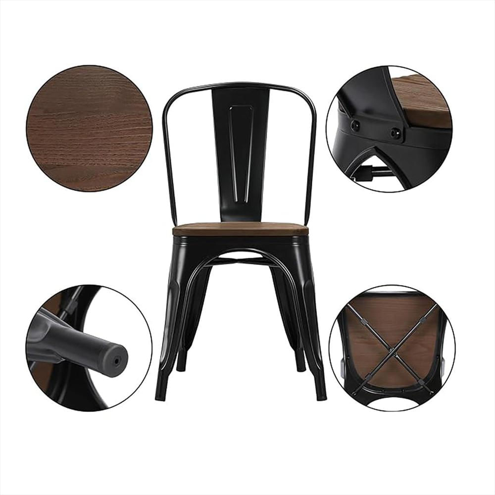 Silla Turca Madera Negro img #4