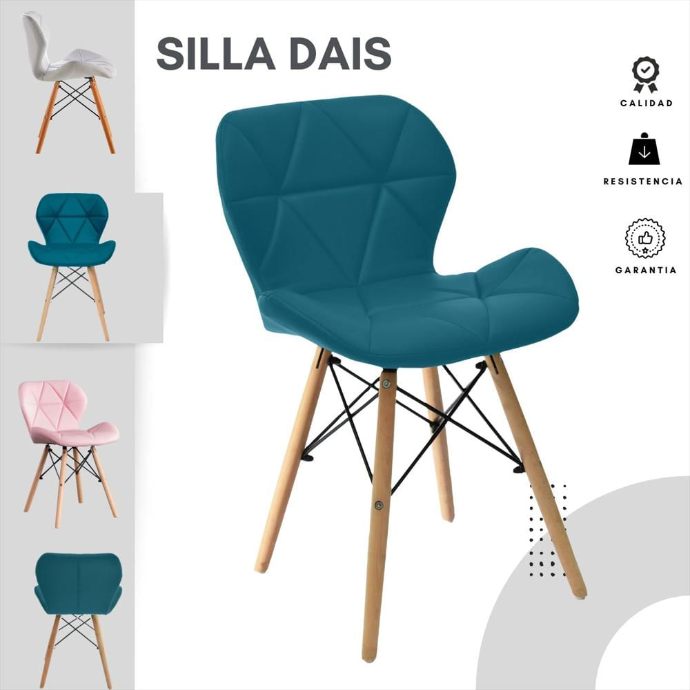 Silla Dais Azul Turquesa img #2