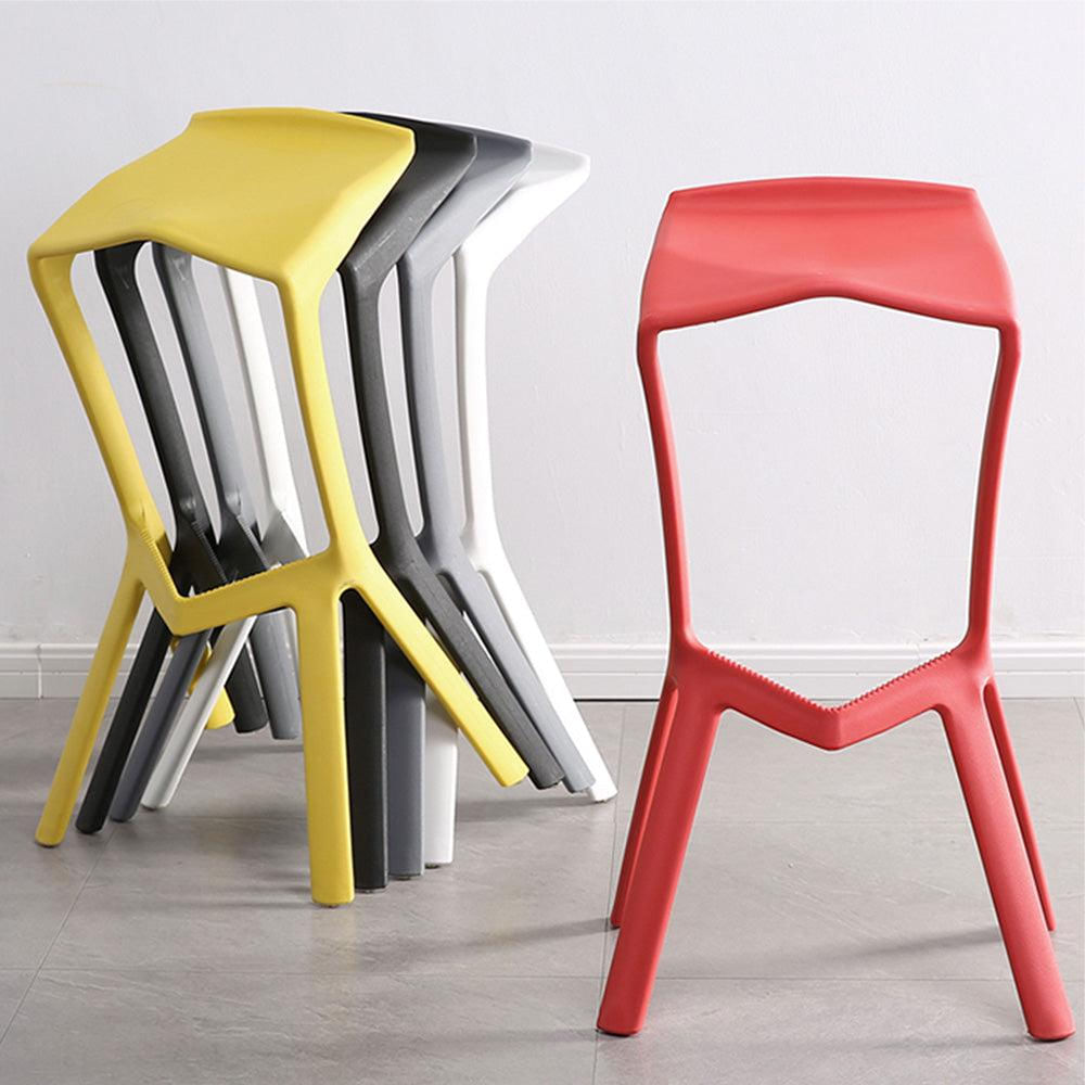 Silla De Barra Moderna Rojo img #3