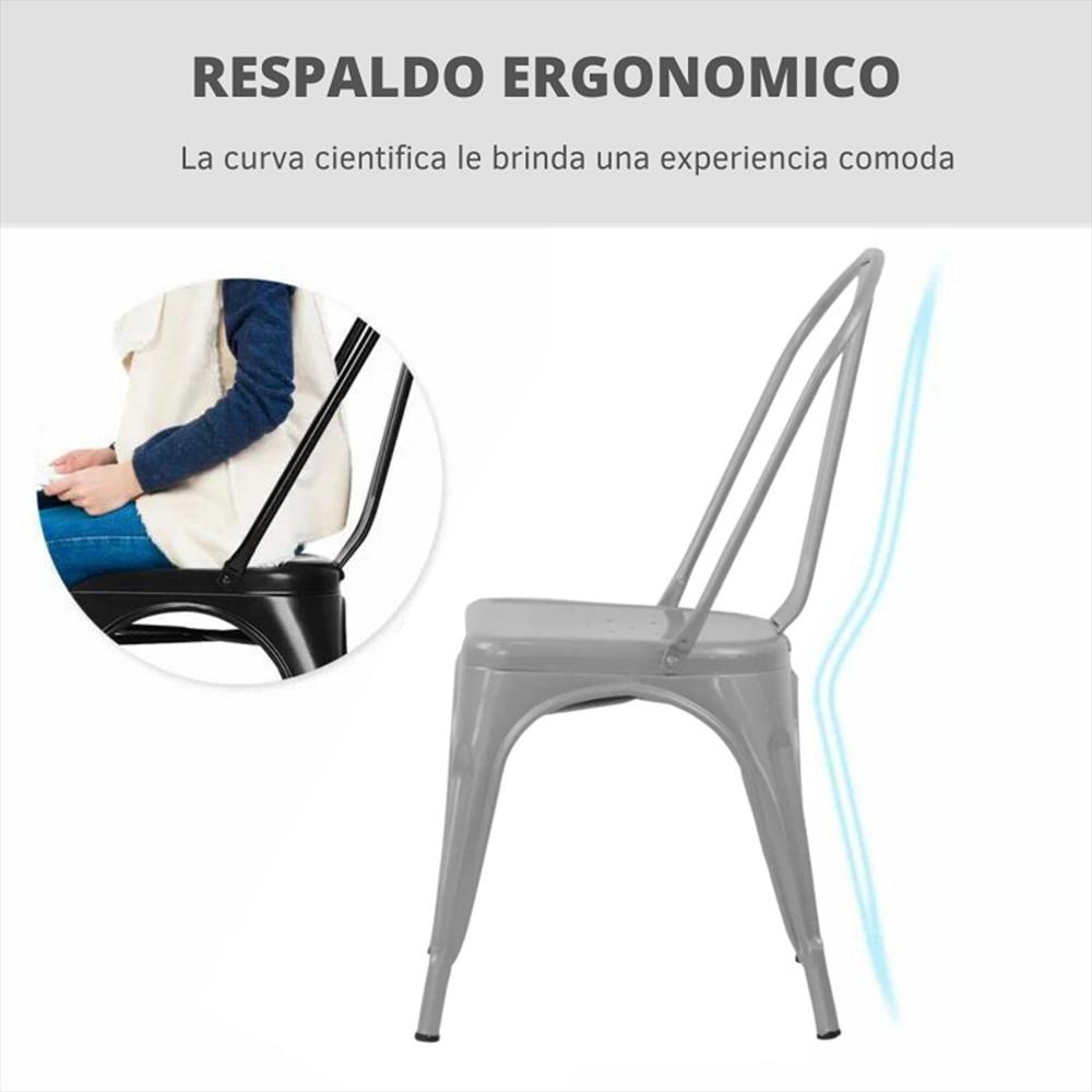 Silla Turca Gris Plata img #4