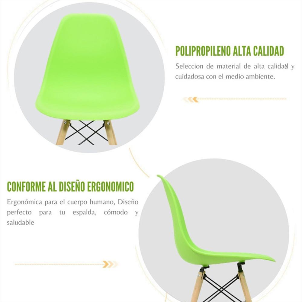 Silla Eames Verde Limon img #3