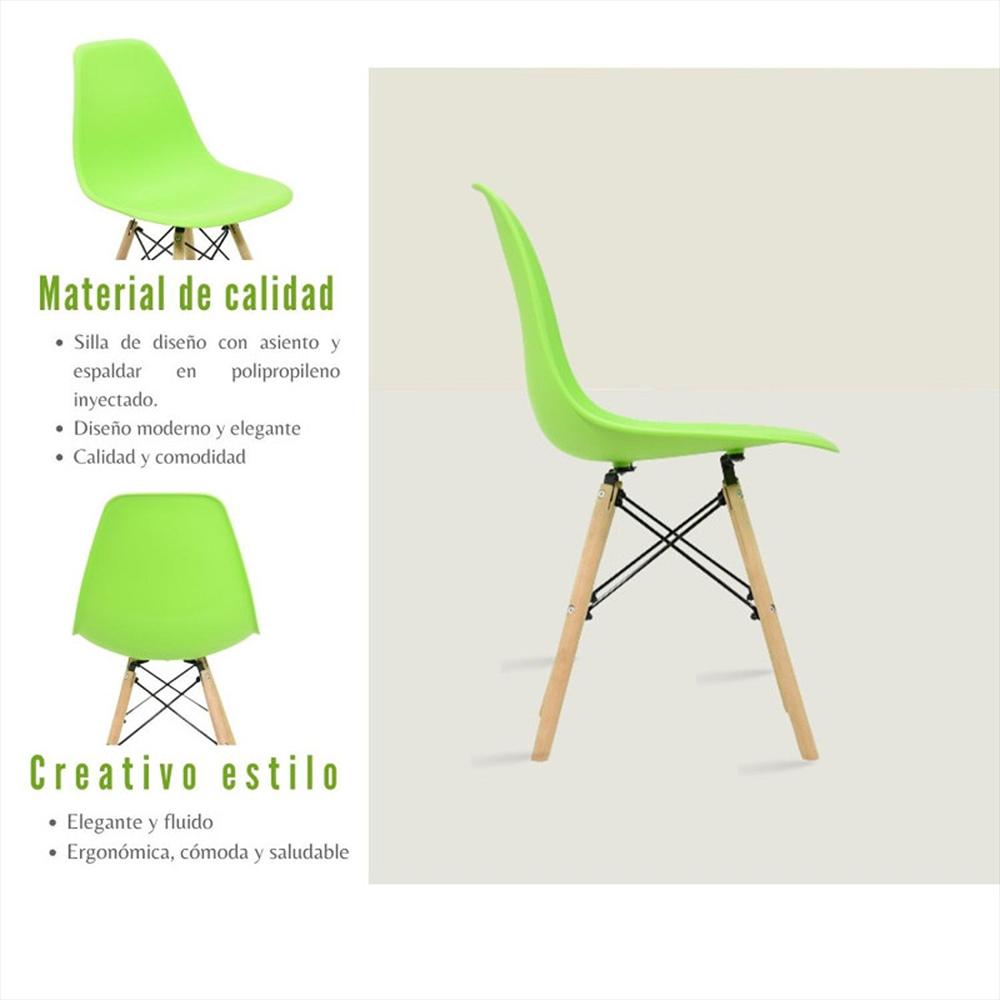 Silla Eames Verde Limon img #4