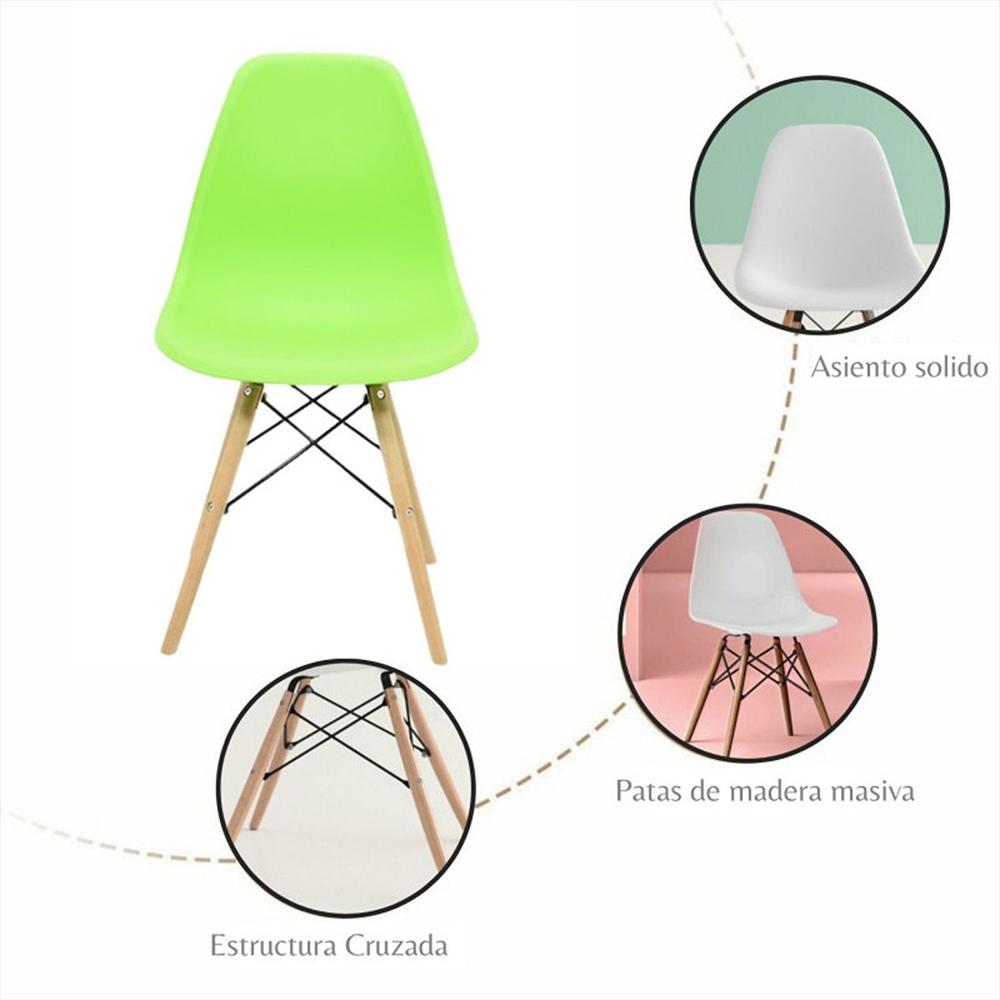 Silla Eames Verde Limon img #5