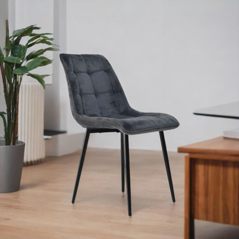 Silla Ting Tapizada Gris img #2