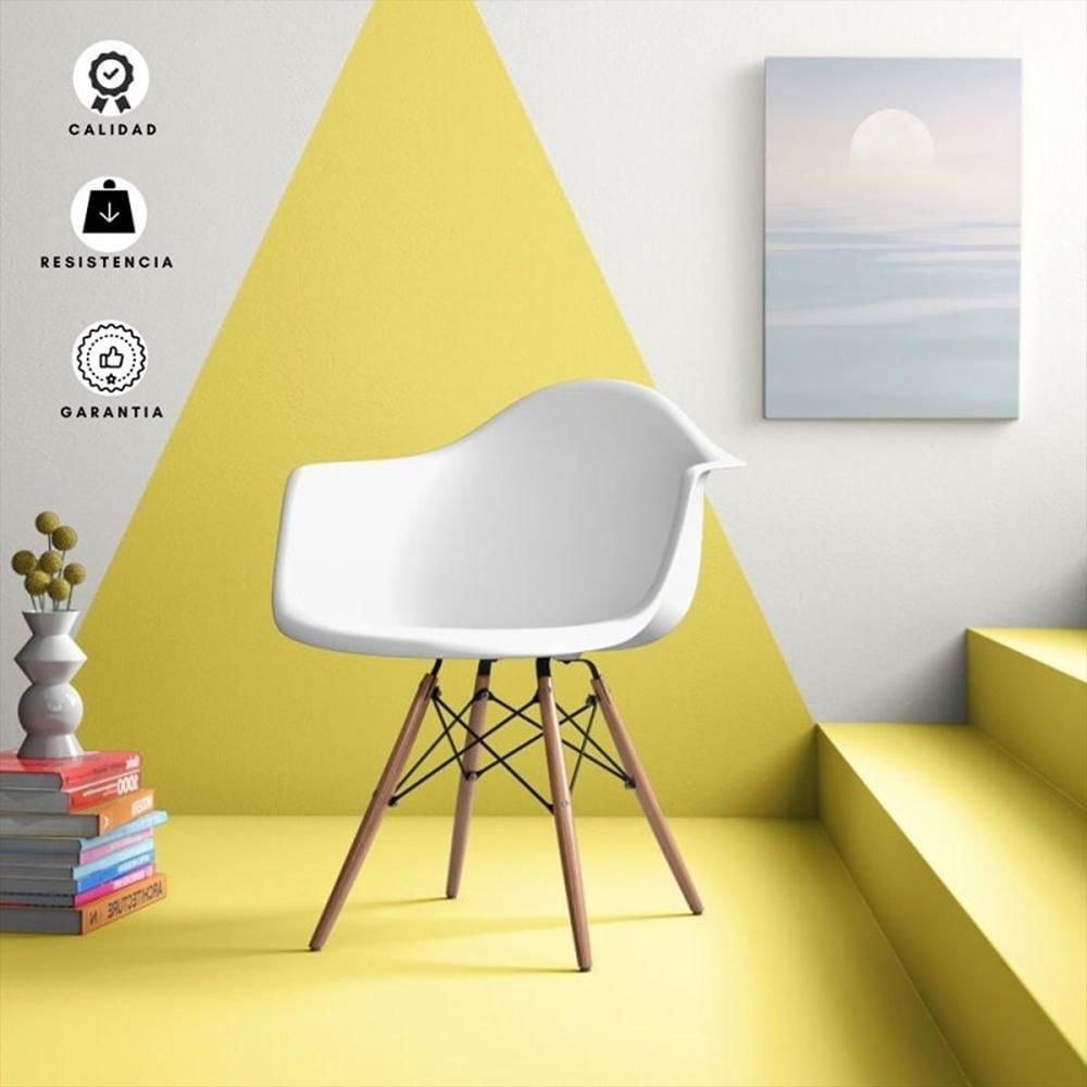 Silla Eames Brazos Blanco img #2