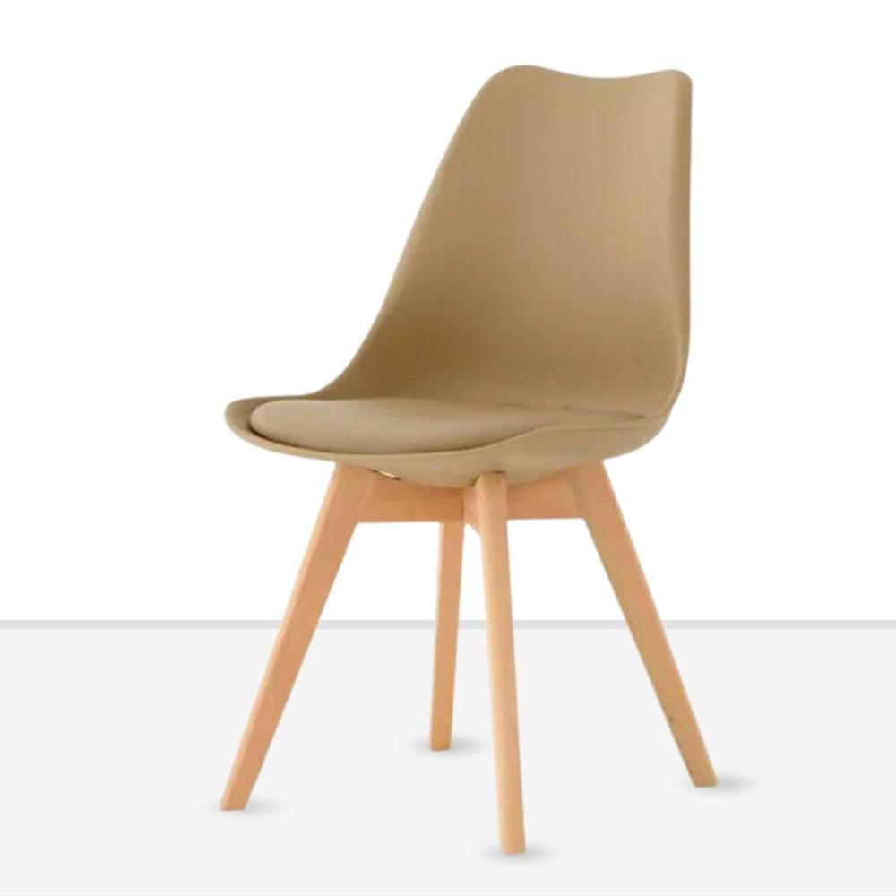 Silla Tapizada Milano Beige img #1