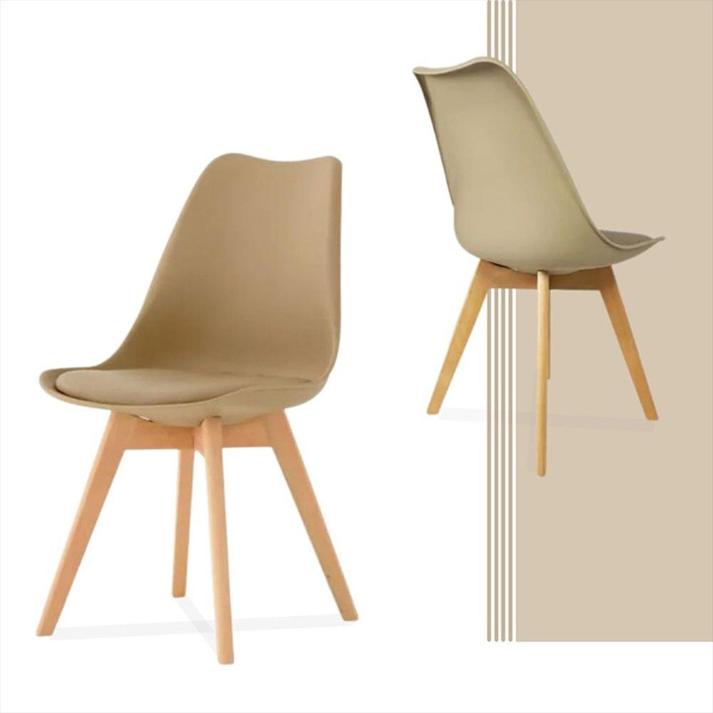 Silla Tapizada Milano Beige img #3