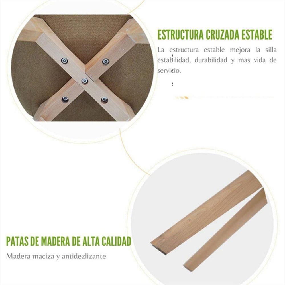 Silla Tapizada Milano Gris img #4