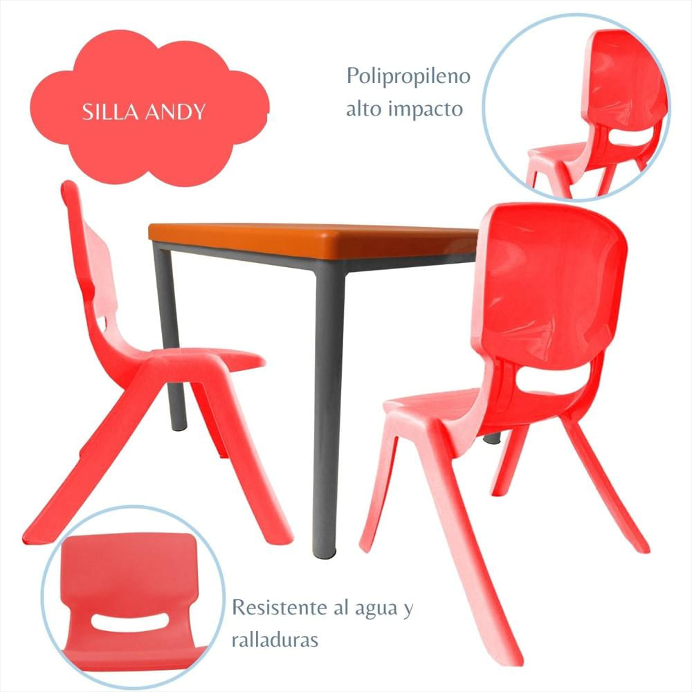 Silla Infantil Andy Junior Rojo img #5
