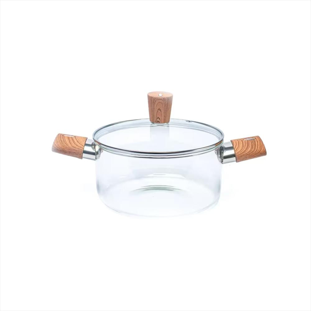 Olla De Vidrio 2.5 Lt Mangos En Madera 3Dg250 7 Transparente img #1
