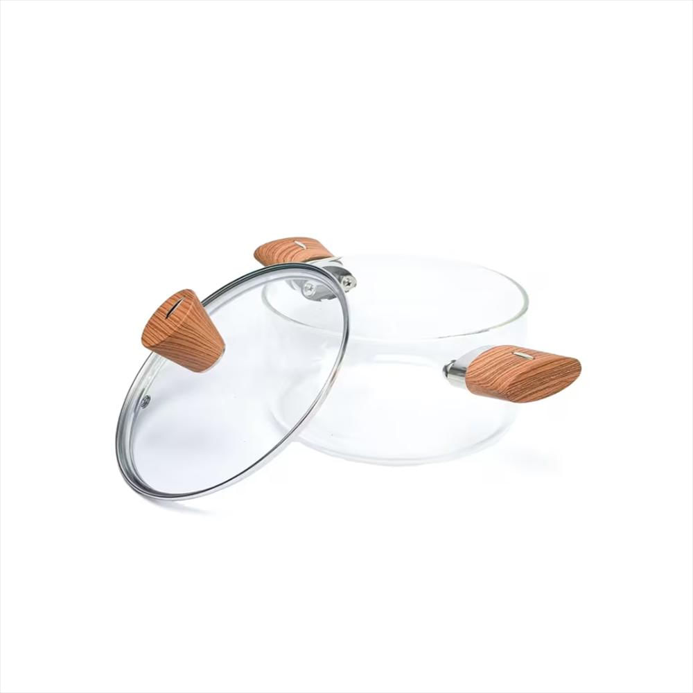 Olla De Vidrio 2.5 Lt Mangos En Madera 3Dg250 7 Transparente img #3