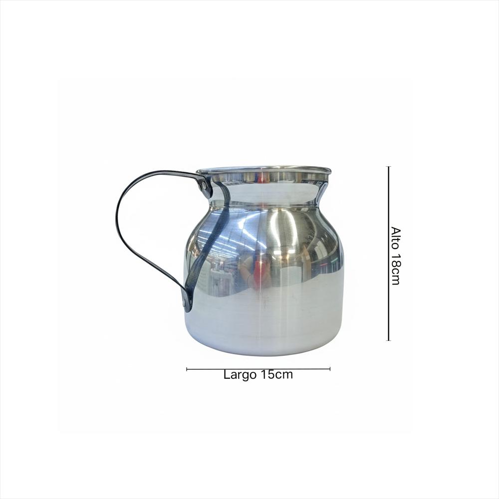 Chocolatera Industrial Aluminio 3,7 Lt Alcega Gch009 Plateada img #3