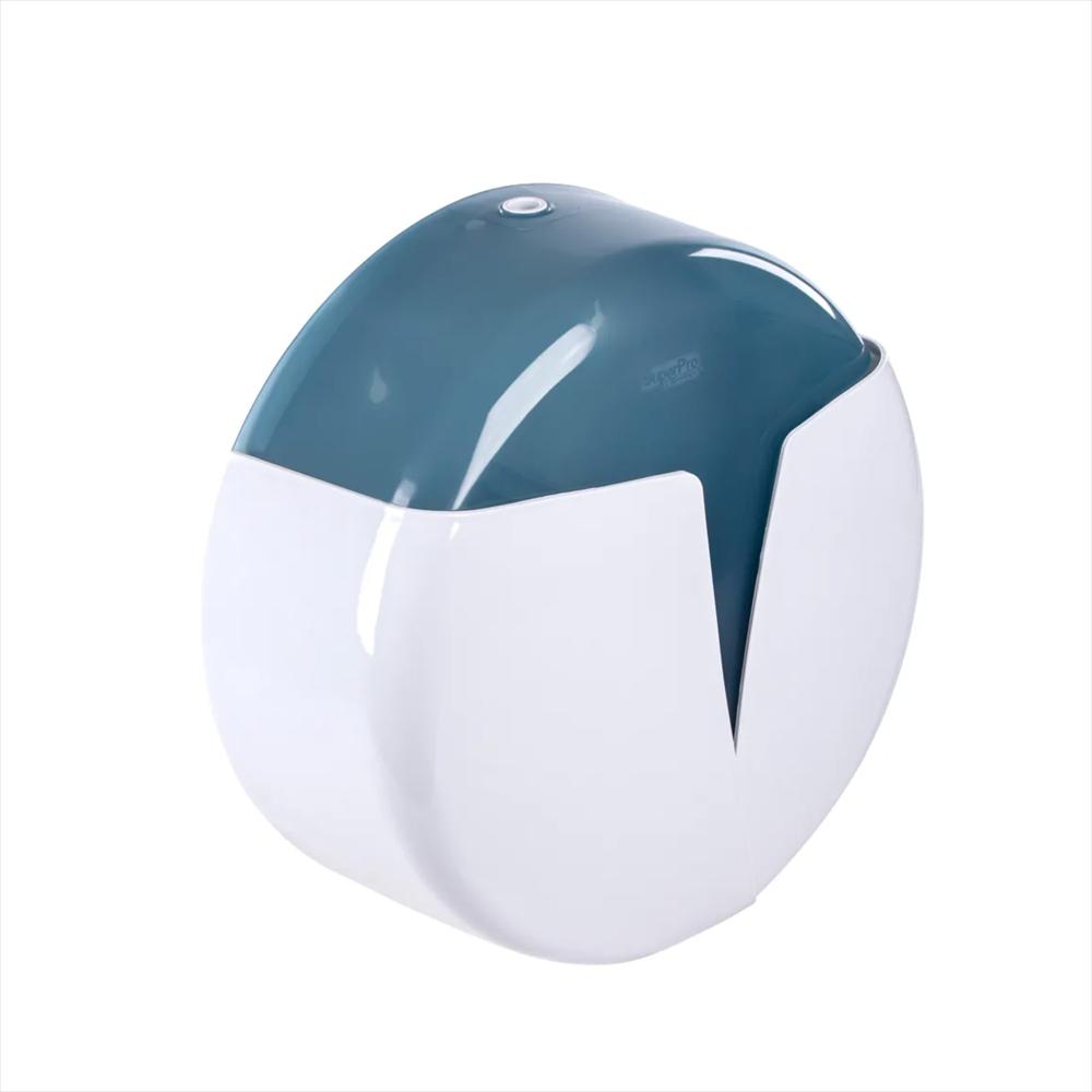 Soporte Plastico De Papel Higienico Sp9740 Blanco/Azul img #3